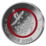 5 Euro Deutschland 2017 Tropische Zone Polymerring F bankfrisch