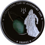5,35 oz .999 Silber Silber SET Cook Islands 2009 Proof - Jahr der Astronomie Sonnensystem - Year of Astronomy Sun System - 5 $