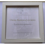50 g Cook Island 2013 Proof - LOURDES Obere Basilika Erscheinungsfenster - Windows of Heaven - Silber 10 $