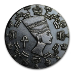 1/10 Oz Silber Monarch Precious Metals (Queen Nefertiti)