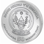 1 oz Ruanda 2019 Proof - Schwein Pig Jahr des Schweins -...
