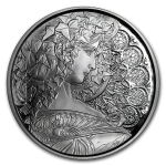 1 Unze Silber Round Mucha Collection (Ivy) Proof 999,99
