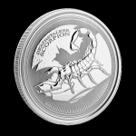 1 Unze Silber Tschad Deathstalker Skorpion 2017 BU