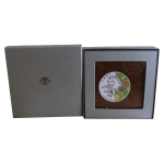 5 oz Macau 2014 Proof - Jahr des PFERDES / Year of the HORSE - Silber Color 100 Patacas farbig