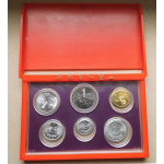 China Kursmünzensatz 1992 KMS  BU in Box sehr selten