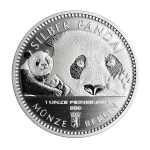 1 Oz Silber Panda 2018 Berlin  in Blister Coincard