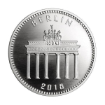 1 Oz Silver Panda 2018 Berlin Mint in coincard