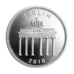 1 Oz Silber Panda 2018 Berlin  in Blister Coincard