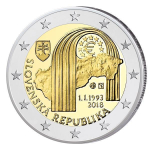2 Euro Slowakei 2018 25 Jahre slowakische Republik  unc.