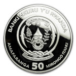 1 Unze Silber Ruanda 2018 Proof - HMS Endeavour -...