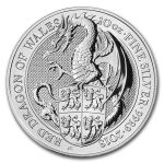 10 Unzen Silber Queens Beasts Red Dragon 2018...