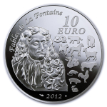 Frankreich 10 Euro Silber 2012 Proof - Jahr des Drachen - Lunar Drache