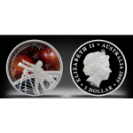 ab Lager** 1 oz Australien 2009 Proof Color - ASTRONOMIE - Internationales Jahr der Astronomie - 1 AU$ - Einzelstück
