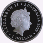 ab Lager** 1 oz Australien 2009 Proof Color - ASTRONOMIE - Internationales Jahr der Astronomie - 1 AU$ - Einzelstück