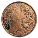 1 Unze Copper Round Nordic Creatures The Great Eagle 999,99 AVDP