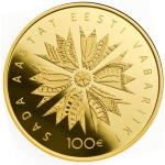Estland 100 Euro Gold 100. Jahrestag Republik Estland  2018  Proof