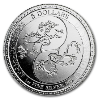1 Unze Silber Tokelau 5 Dollars 2018 Equilibrium - Gleichgewicht