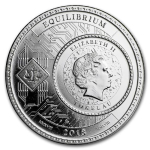 1 Unze Silber Tokelau 5 Dollars 2018 Equilibrium -...