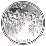 Lettland 5 Euro Silber The Garden of Destiny 2018  Proof