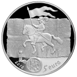 Lettland 5 Euro Silber Kurische Könige 2018  Proof