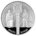 Lettland 5 Euro Silber Kurische Könige 2018  Proof