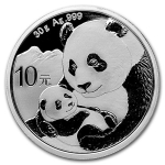 30 g Silber Panda 2019 China