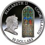 50 g Cook Island 2010 Proof - Windows of Heaven...