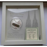 50 g Cook Island 2010 Proof - Windows of Heaven Kölner Dom Johannesfenster - 10$