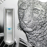 2 oz Kongo 2014 Proof -  GEPARD CHEETAH Elemente des Lebens mit echter DNA - Silber 2,000 Frs