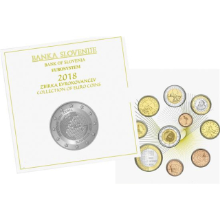 Slowenien 2018 Kursmünzensatz in BU, KMS 2018 Erster Weltkrieg 8,88 Euro