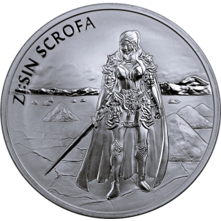 1 oz Silber Südkorea SCROFA 2019 ZI:SIN 1 Clay