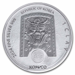 1 oz Silber Südkorea SCROFA 2019 ZI:SIN 1 Clay