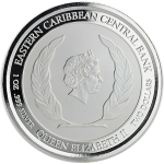 1 oz St. Lucia 2018 - FLAMINGO (1) - EC8 serie 2$