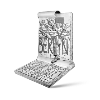 Frankreich 10 Euro Silber 30 Jahre Fall der Berliner Mauer 2019 Proof Mauerstück