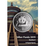 1 Oz Silber Panda 2019 Berlin Blister Coincard