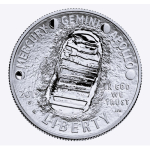 1/2 $ USA 2019 Dome Shape - APOLLO 11 - 50 Jahre Mondlandung gewölbte Prägung