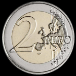 2 Euro Spanien 2019 Altstadt von Avila. bfr