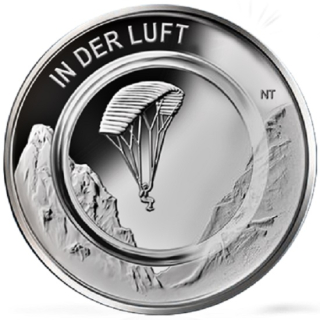 10 Euro Deutschland 2019 In der Luft - mit transparentem Polymerring Prägestätte unserer Wahl  bankfrisch