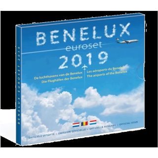 Benelux Set 2019 Kursmünzensatz 2019 3 x KMS BU Set