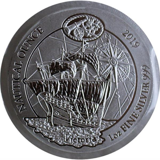 1 Unze Silber Ruanda Nautical Ounce HMS Victoria 2019 African Ounce 50 RWF