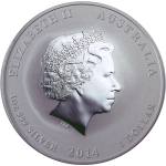 1 oz Australien 2014 BU - Jahr des PFERDES - Lunar II Pferd - Silber 1 $ - Silberpferd