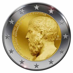 2 Euro Griechenland 2013 2400 Jahre Platonische Akademie