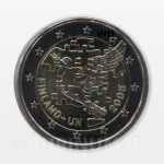 2 Euro Finnland 2005 60 Jahre Vereinte Nationen UN