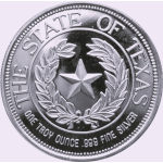 1 Unze Silber Silver Round Texas Dollar 1986  -...