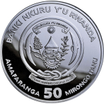 AURINUM*SUMMER*SALE** 1 oz Ruanda 2020 Proof - Ratte Jahr...