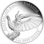 1 Unze Silber Birds of Paradise Victoria 2019 Australien Paradiesvogel Proof