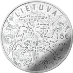 Litauen 5 Euro Silber Scouts - Pfadfinder 2019  Proof