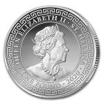 1 Unze Silber St. Helena Japan Trade Dollar 2020 Restrike BU