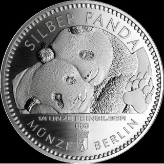 AURINUM*TOP*ANGEBOT** 1/4 Oz Silber Panda 2020 Berlin in Blister Coincard UNZENPREIS 35 € !