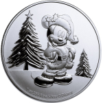 Niue Islands 2 $ - 1 Oz Silber Mickey Christmas 2019 BU